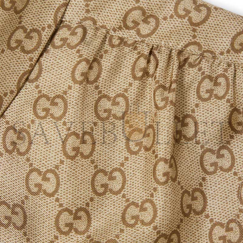 GUCCI PRINTED SILK TWILL SHIRT 860513